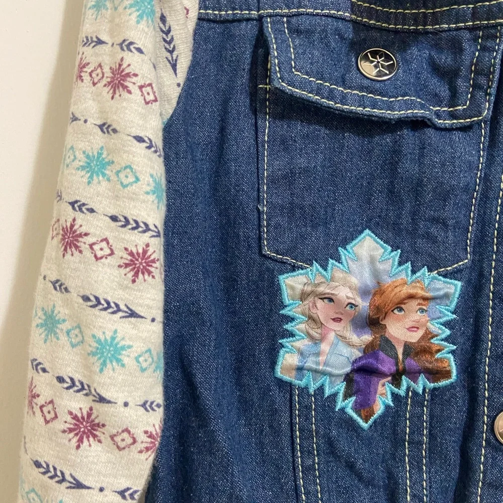 Frozen Denim Jacket for Kids - Blue size 6